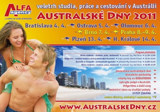AUSTRALSKÉ DNY 4.-14.4.2011 ALFA AGENCY AUSTRALSKÉ DNY 4.-14.4.2011 ALFA AGENCY